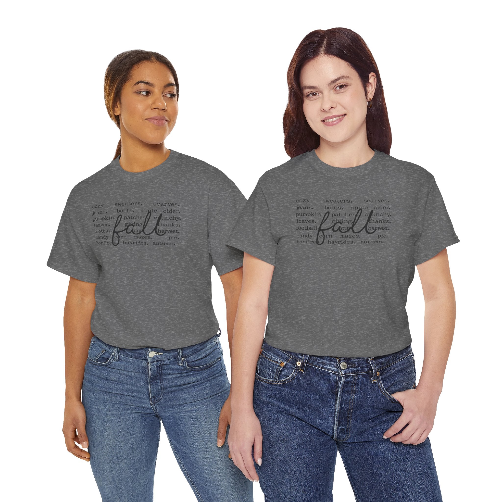 Everything Fall Favorites Tee | Cozy Autumn Word Art Shirt | Cr8tive Designs