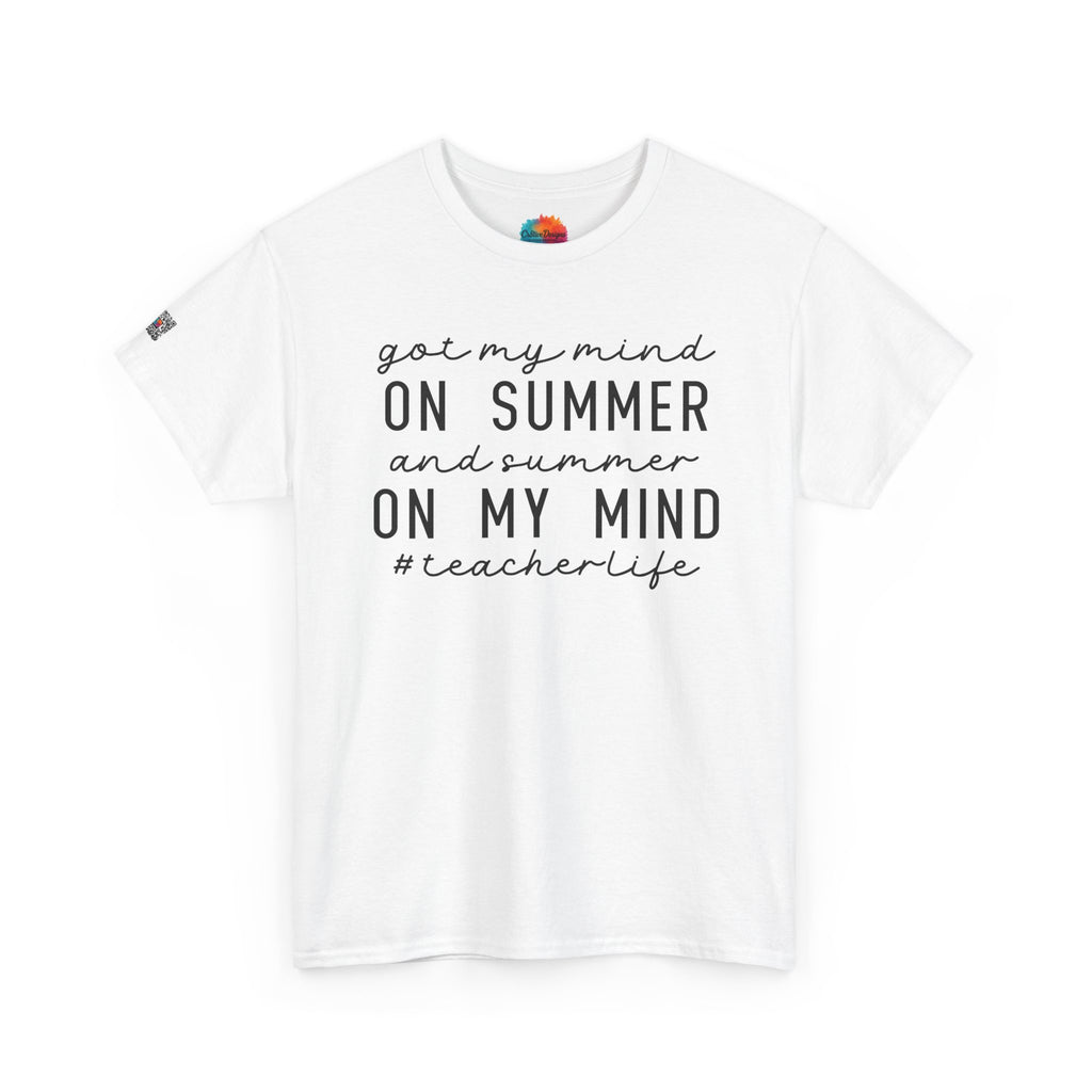 SUMMER ON MY MIND | FUNNY TEACHER SUMMER SHIRT | LAST DAY OF SCHOOL SHIRT | CR8TIVE DESIGNS
