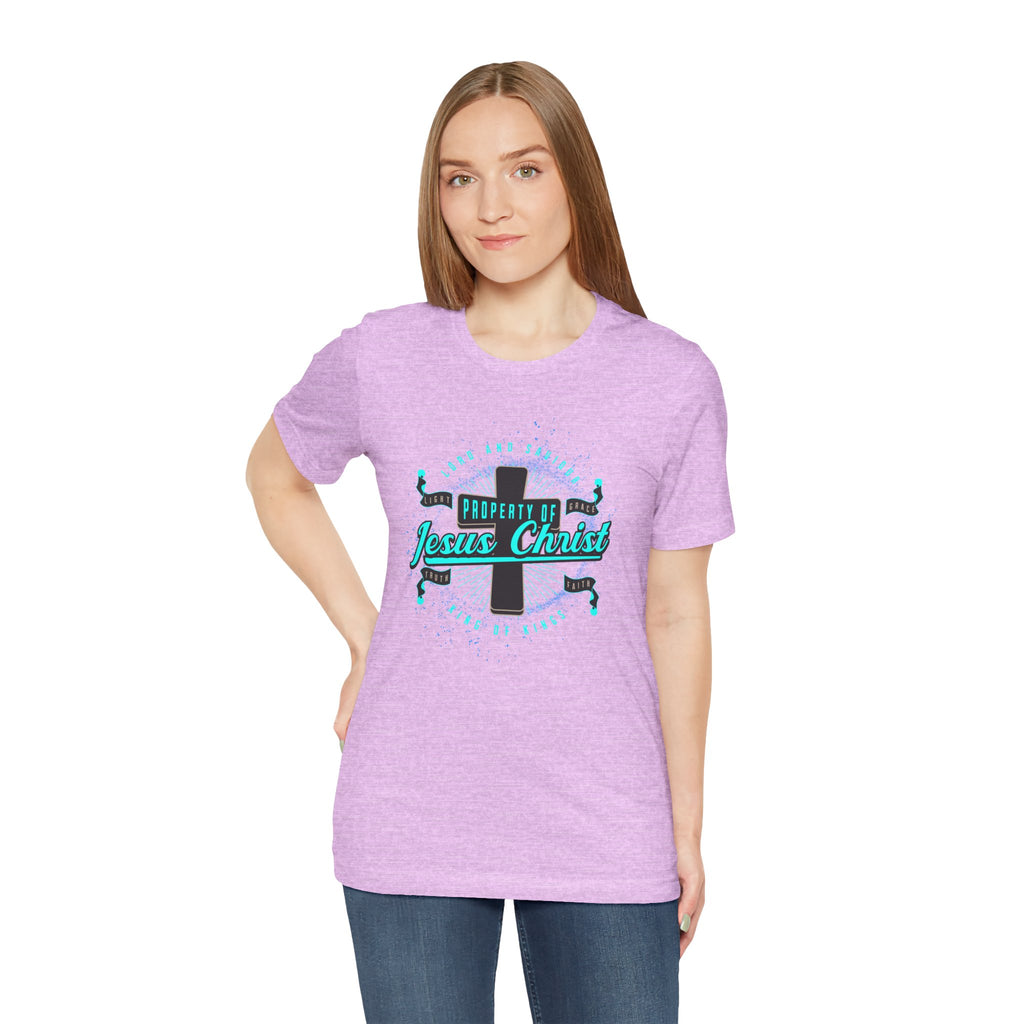 Jesus Christ Cross T-Shirt — "Property of Jesus Christ" Faith Tee| Cr8tive Designs