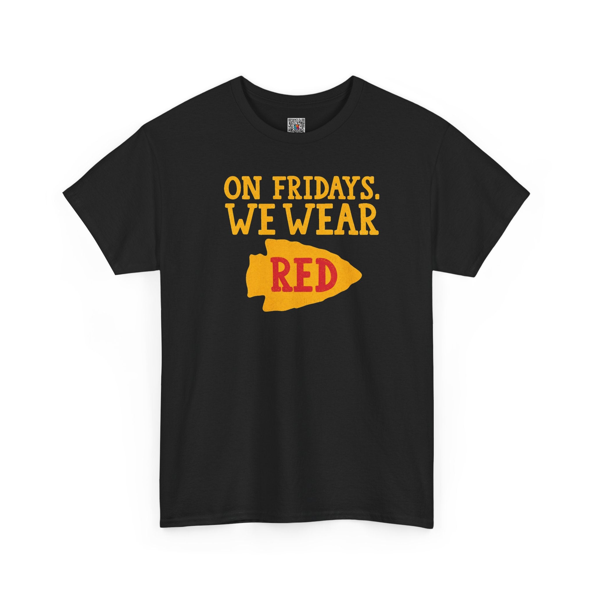On Fridays We Wear Red Unisex T-Shirt | Football Sunday Game Day Tee | Cr8tive Designs