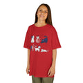Kids Patriotic Cat Tee | Cute Americana Animal Design | Cr8tive Designs