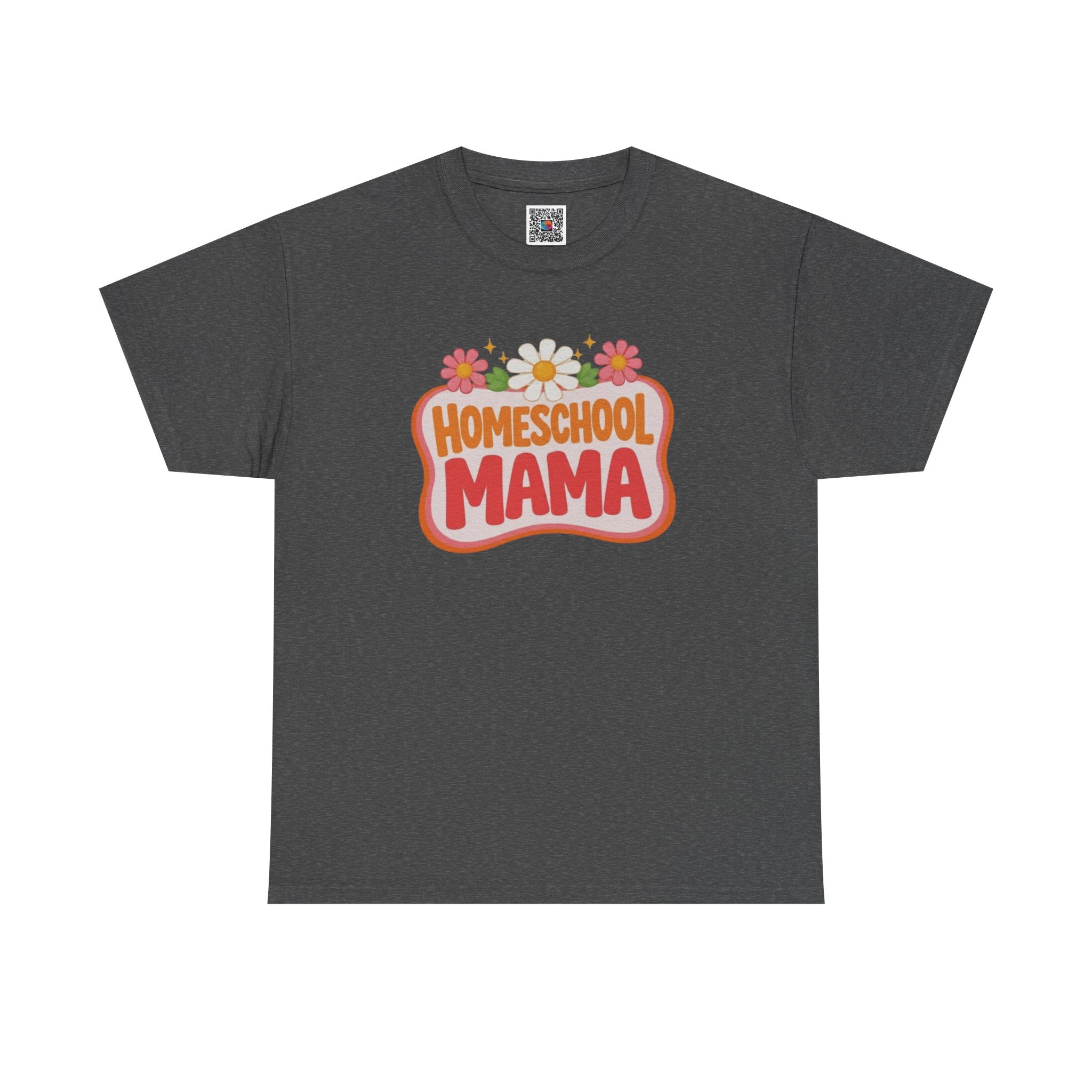 Homeschool Mama T-Shirt – Retro Floral Homeschooling Mom Tee