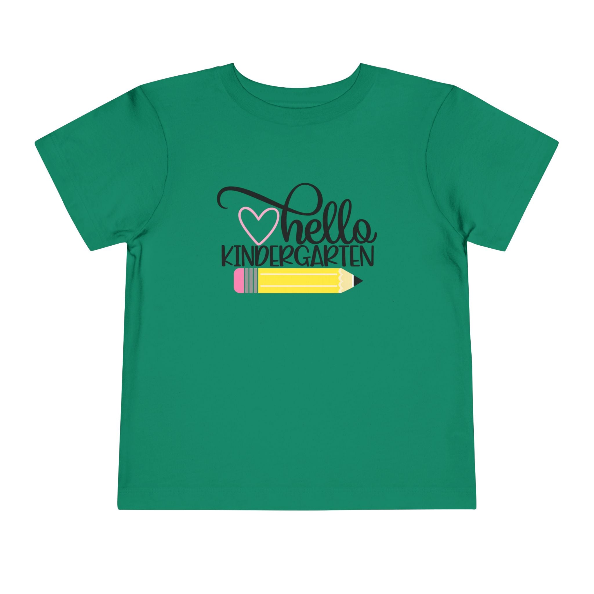 Hello Kindergarten Pencil Youth Tee | First Day of School T-Shirt | Cr8tive Designs