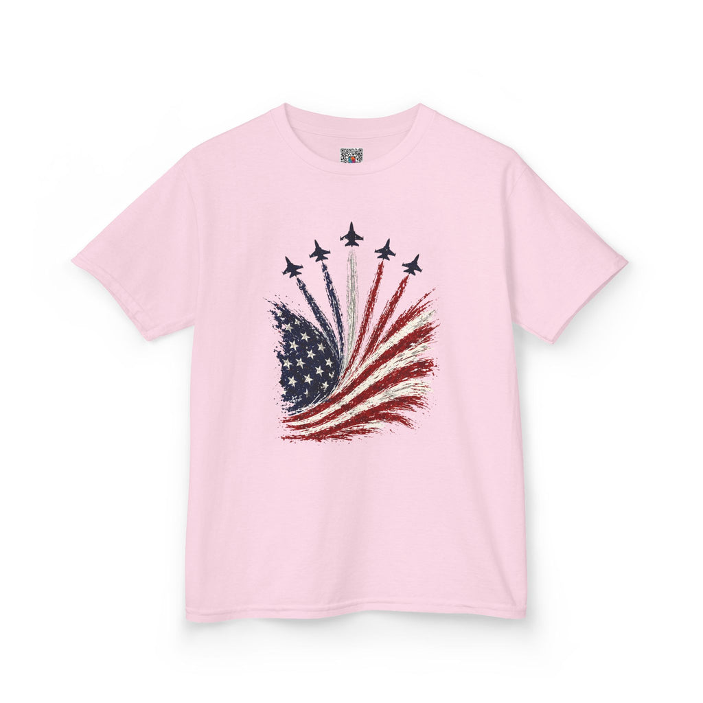 Kids American Flag Tee | Patriotic Stars and Stripes Design | Cr8tive Designs