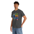 Autism Awareness Month Shirt | In April We Wear Blue | Colorful Puzzle Flower Unisex Graphic Tee | Cr8tive Designs