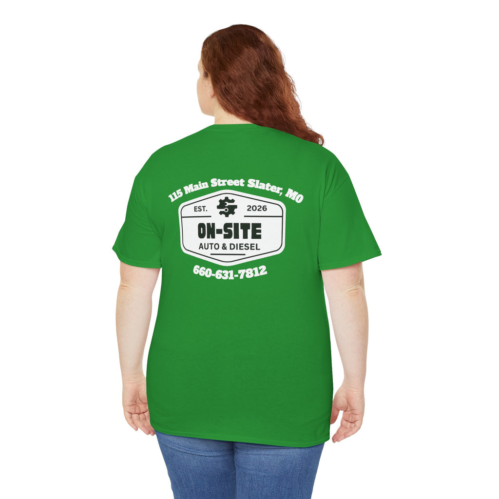 On-Site Auto & Diesel Logo T-Shirt | Local Business Work Shirt | Cr8tive Designs