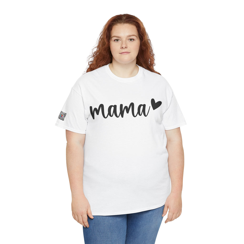 Mama Script Tee – Inspirational Motherhood Shirt, Soft Minimalist Mom Graphic T-Shirt | Cr8tive Designs