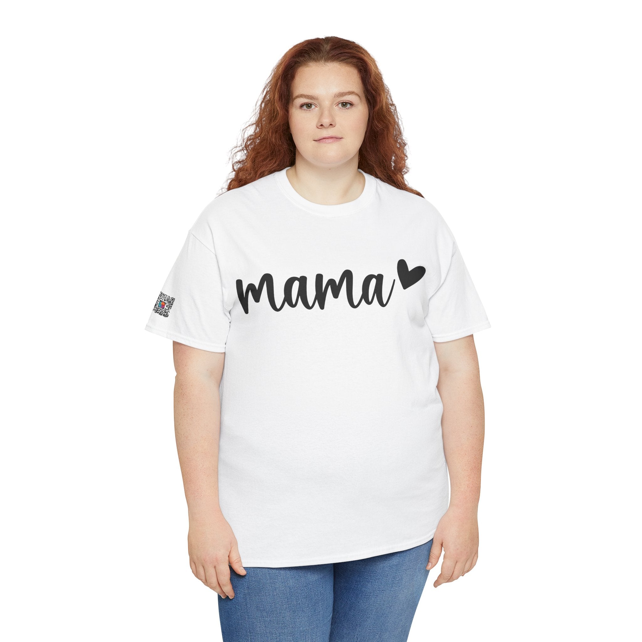 Mama Script Tee – Inspirational Motherhood Shirt, Soft Minimalist Mom Graphic T-Shirt | Cr8tive Designs