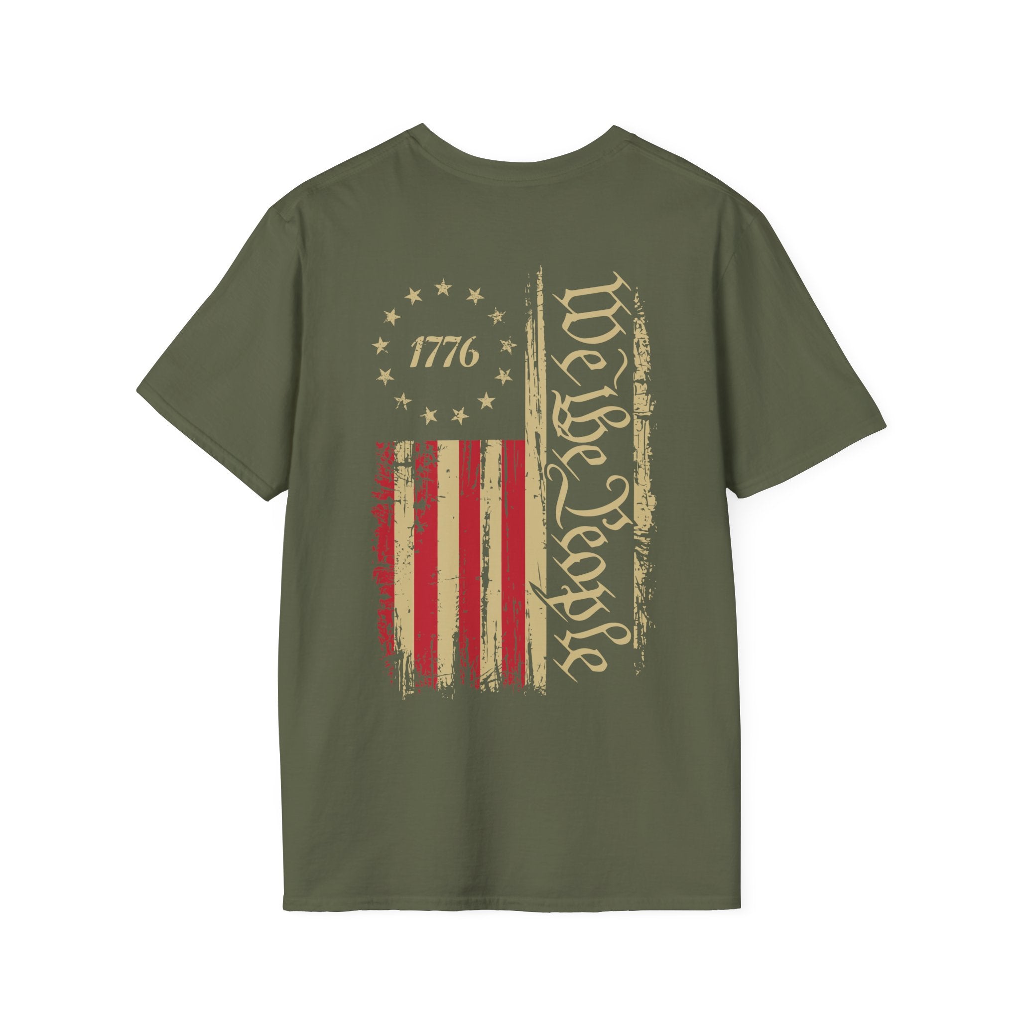1776 We The People Flag | Vintage Patriotic American Design | Cr8tive Designs