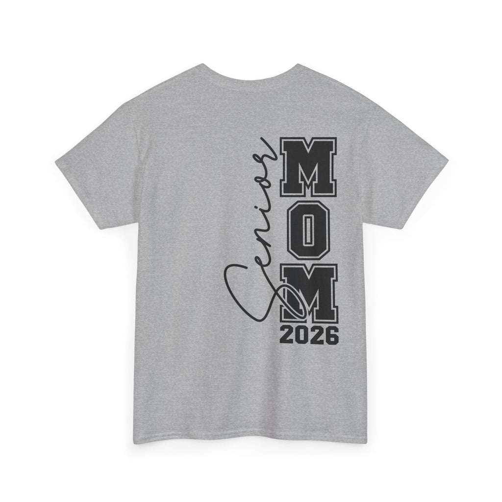 Senior Mom 2026 Front & Back T-Shirt | Proud Mom Graduation Tee | Class of 2026 Parent Shirt | Cr8tive Designs