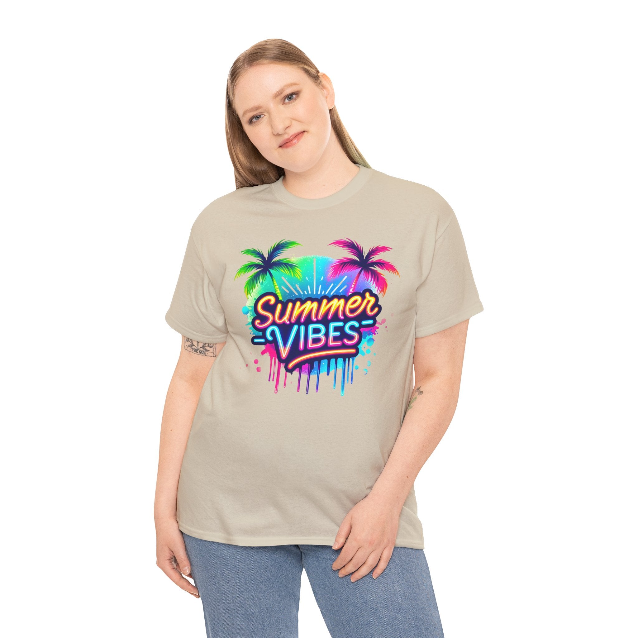 Summer Vibes | Neon Tropical Beach Design | Cr8tive Designs