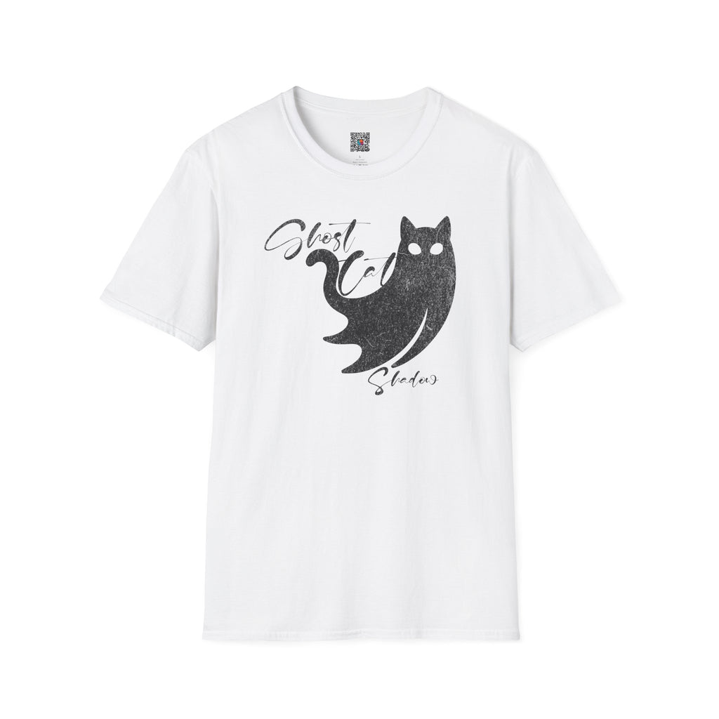 Ghost Cat T-Shirt | Cute Spooky Cat Graphic Tee | Cr8tive Designs