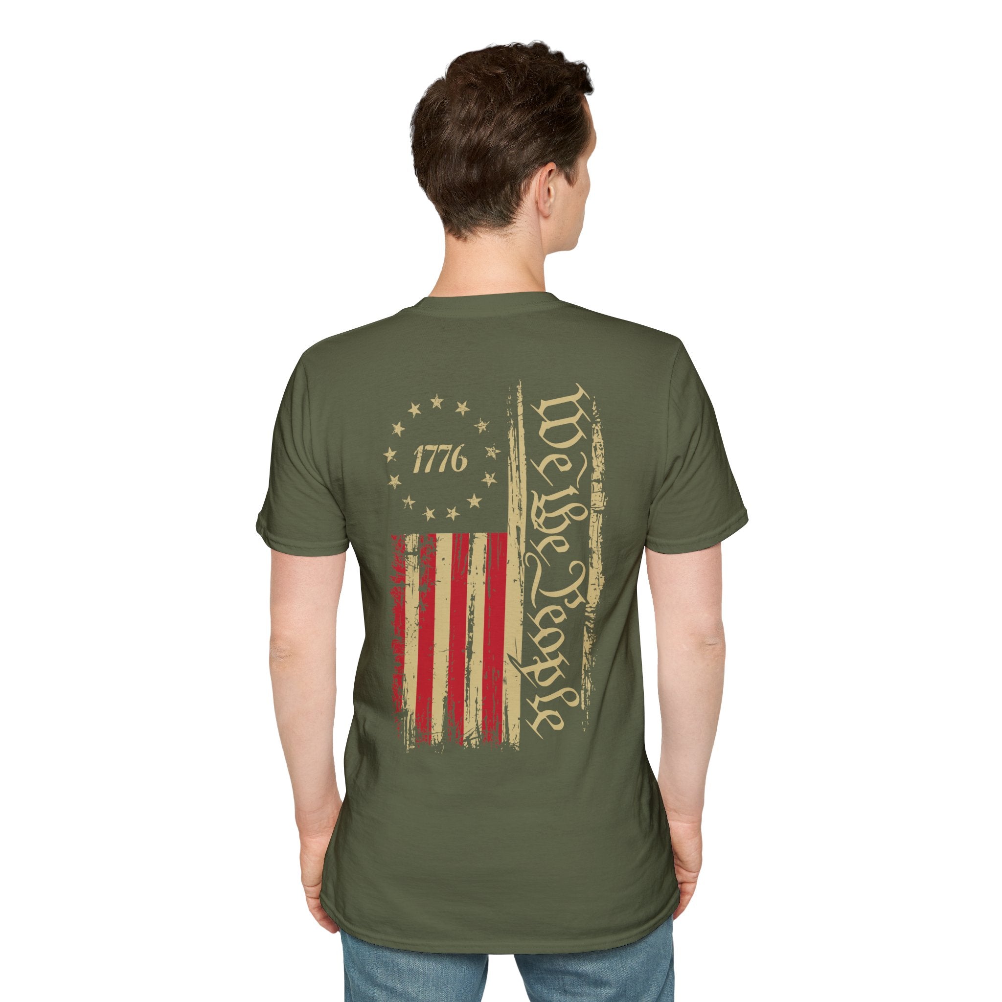 1776 We The People Flag | Vintage Patriotic American Design | Cr8tive Designs