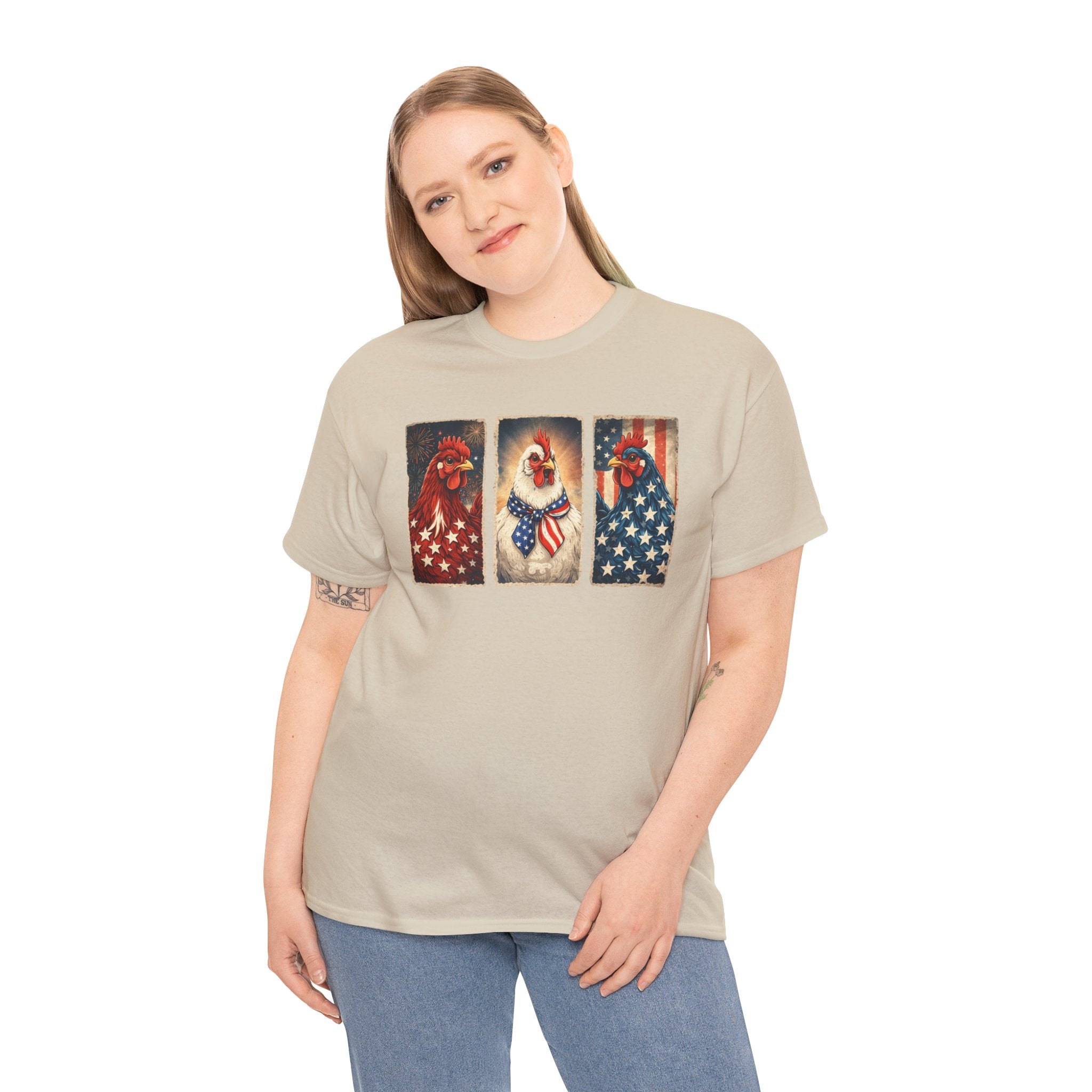 Vintage Americana Icons | Patriotic Fourth of July Tee | Cr8tive Designs