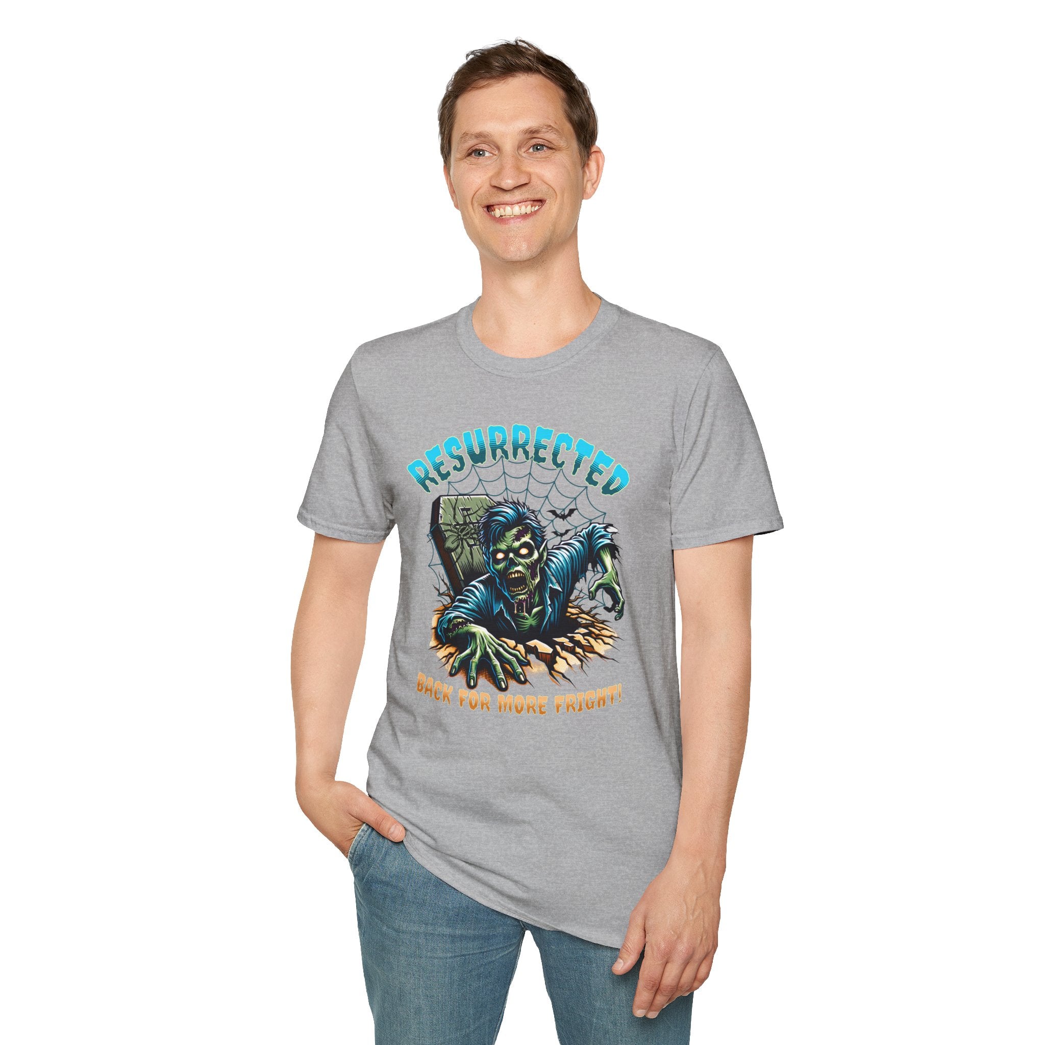 Resurrected Zombie T-Shirt | Retro Horror Graphic Tee | Cr8tive Designs
