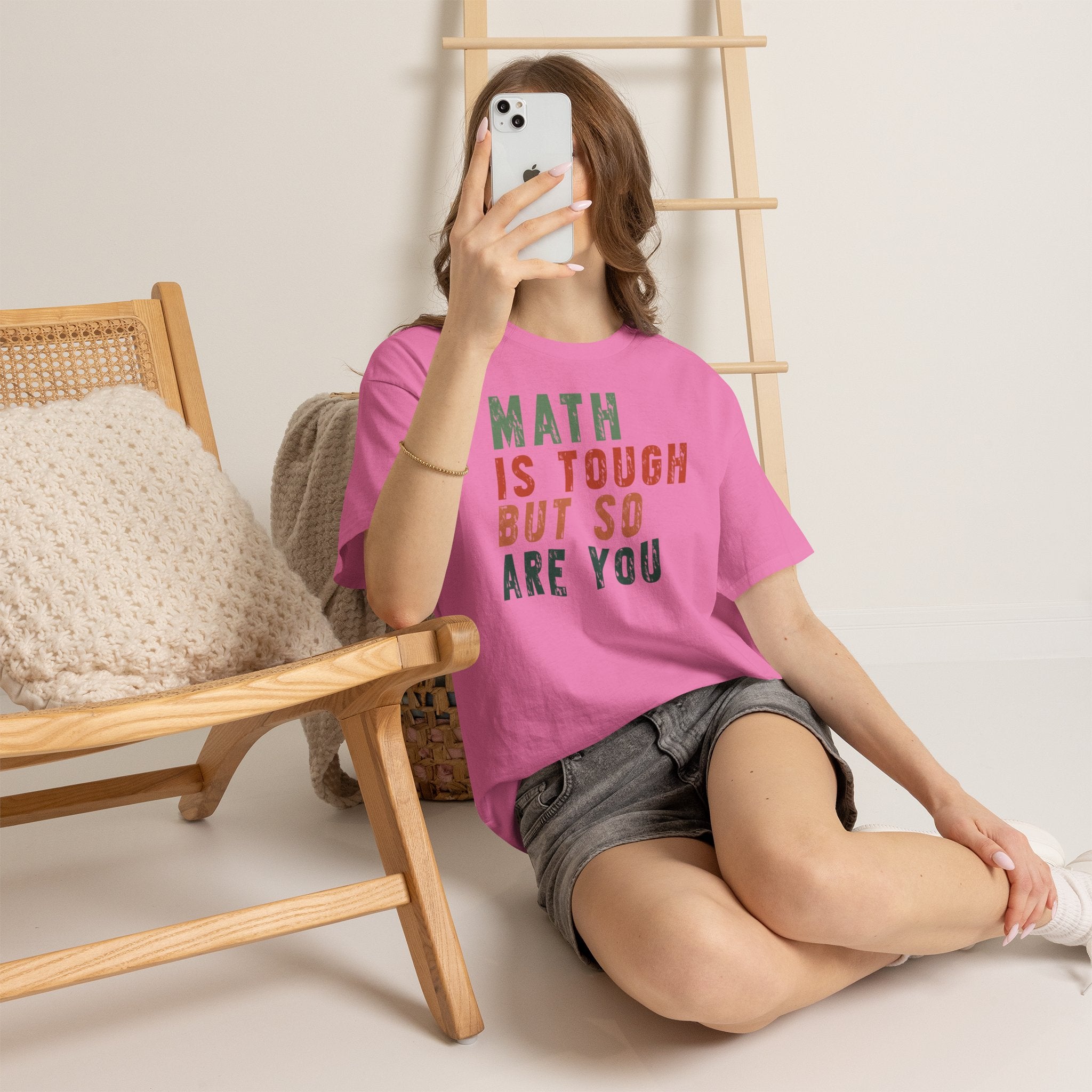 Math Is Tough But So Are You | Motivational School T-Shirt | Cr8tive Designs