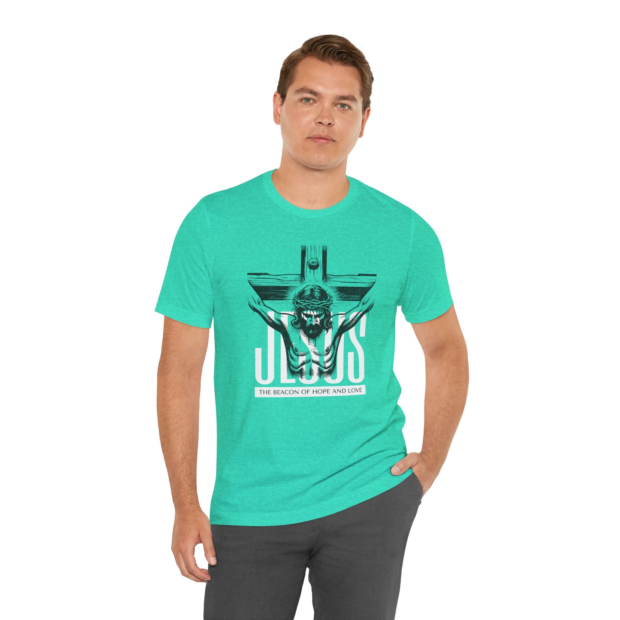 Jesus Crucifix Tee | Christian Graphic T-Shirt | Cr8tive Designs
