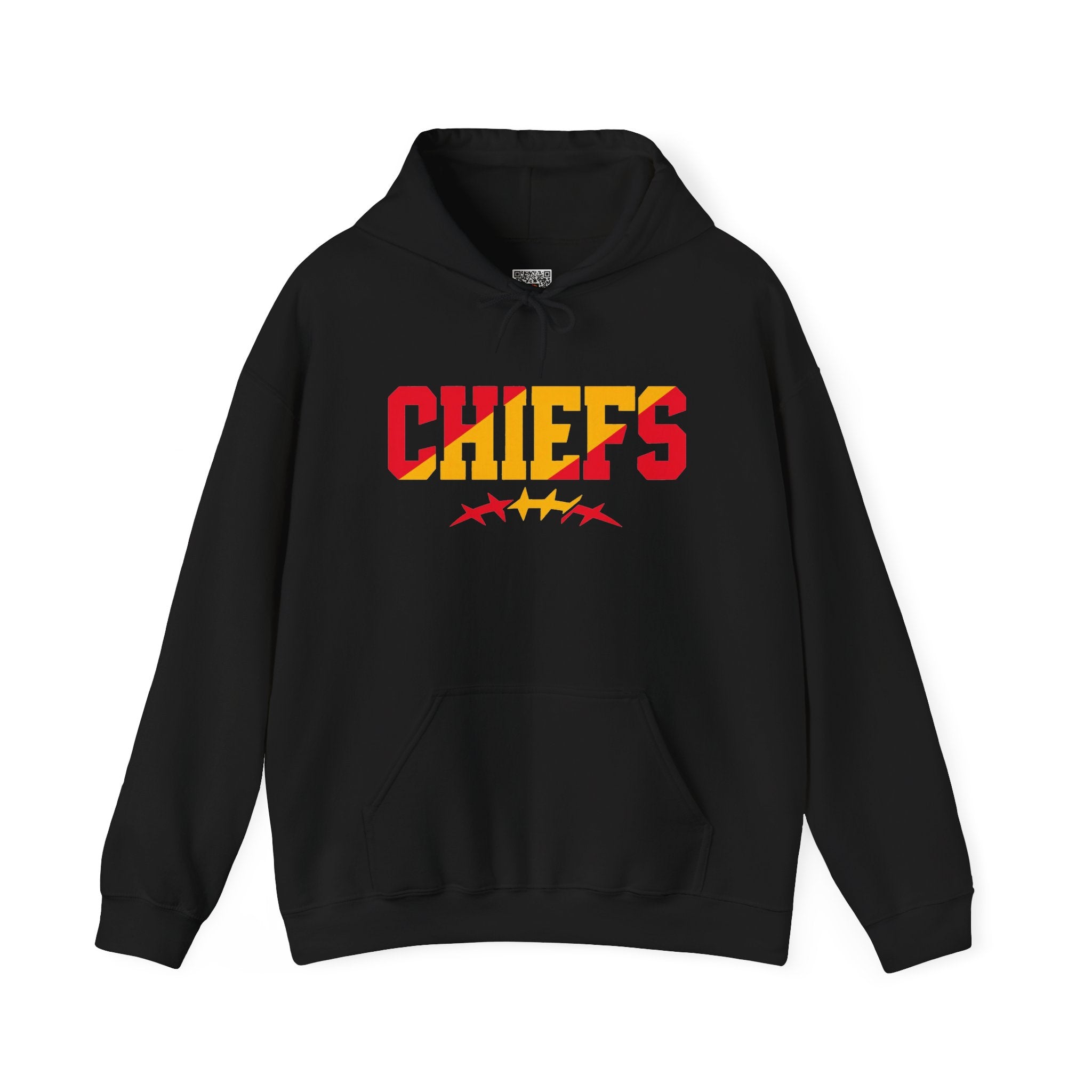 Chiefs Game Day Hoodie | Red & Gold Football Design | Cr8tive Designs