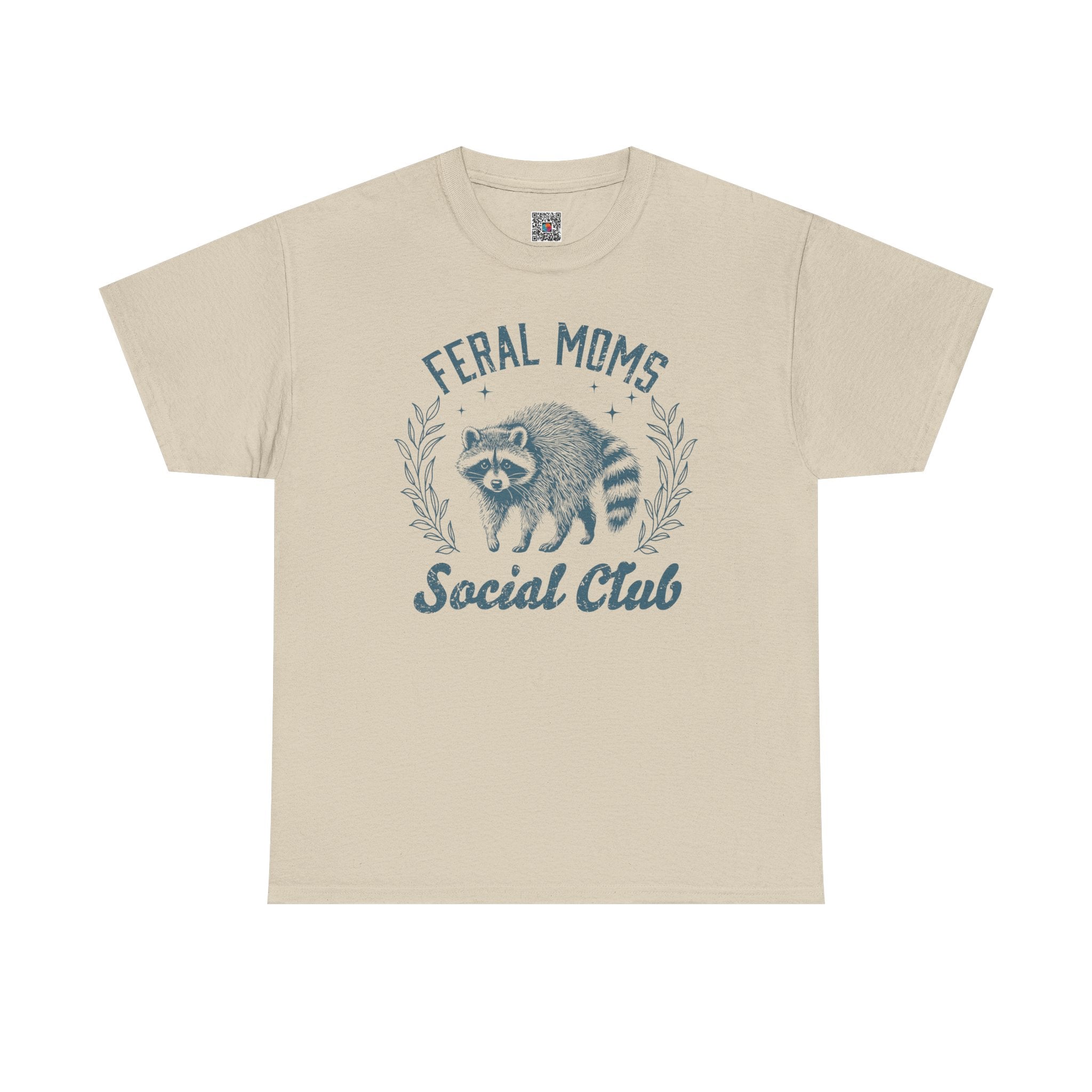 Feral Moms Club Graphic Tee – Trendy Funny Mom Shirt, Motherhood Humor Tee | Cr8tive Designs
