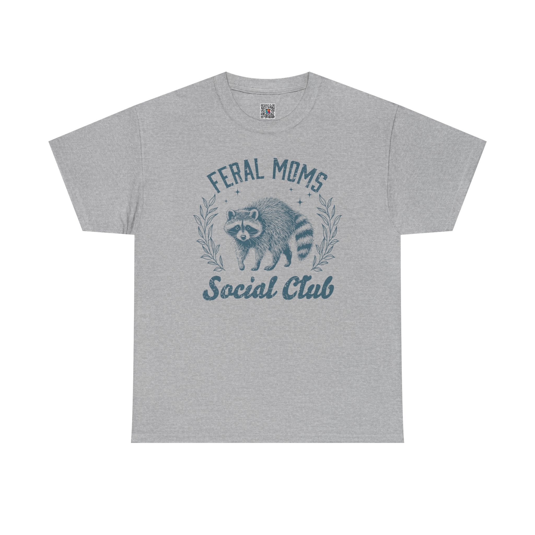 Feral Moms Club Graphic Tee – Trendy Funny Mom Shirt, Motherhood Humor Tee | Cr8tive Designs