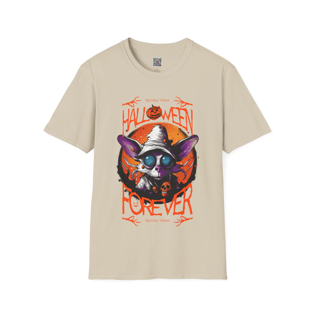 Halloween Forever T-Shirt | Cute Spooky Bat Witch Graphic Tee | Cr8tive Designs