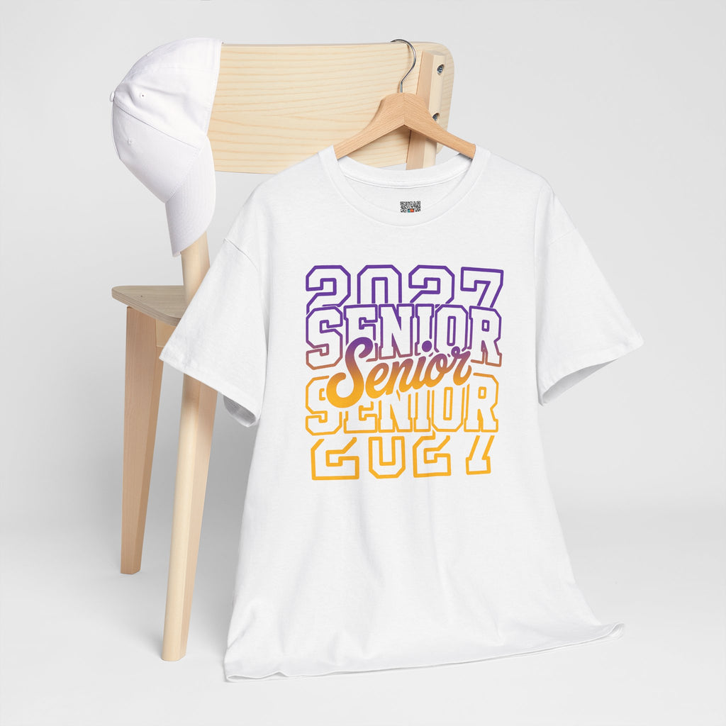 Senior 2027 | Purple and Gold T-Shirt | Cr8tive Designs