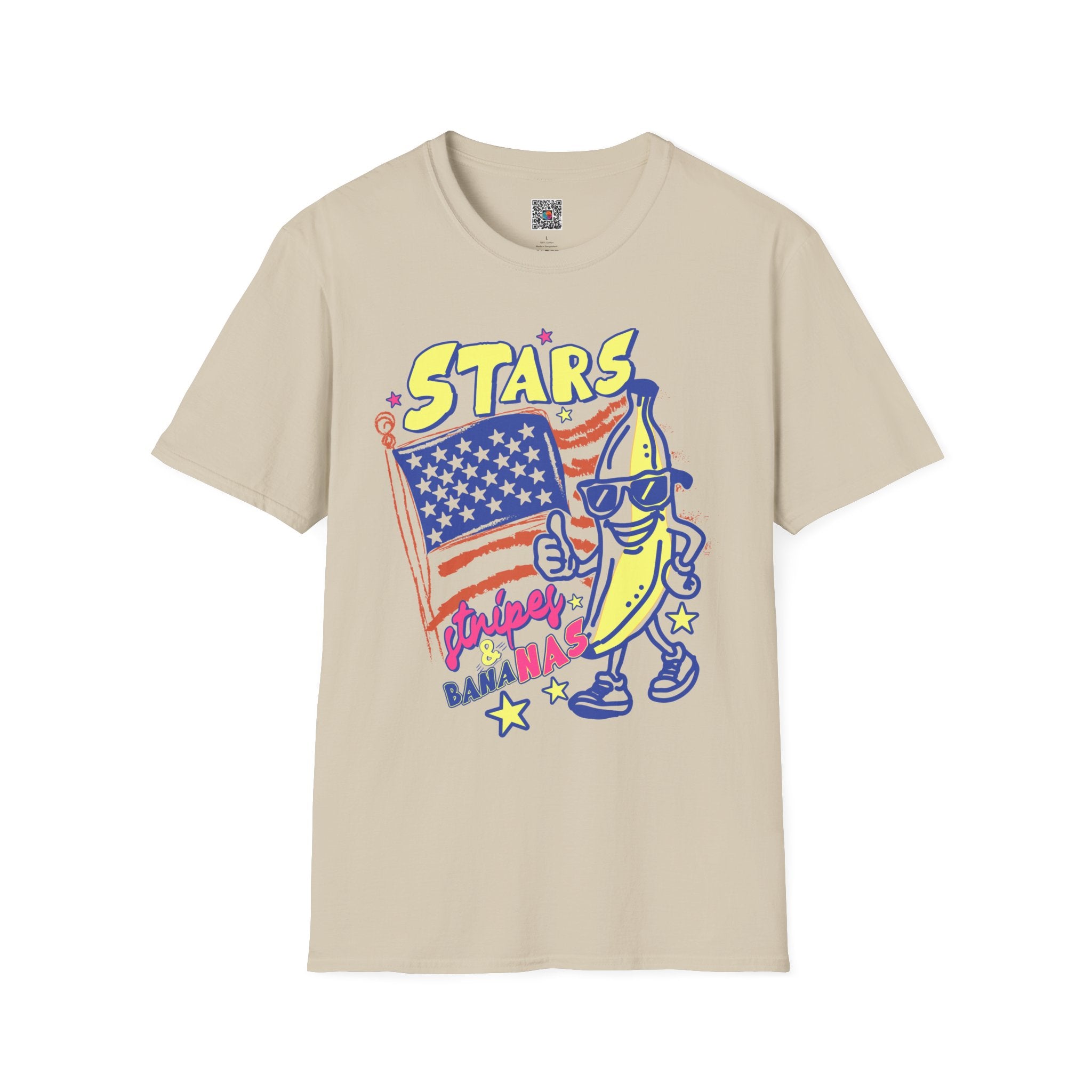 Stars Stripes & Bananas | Retro Patriotic Banana Design | Cr8tive Designs