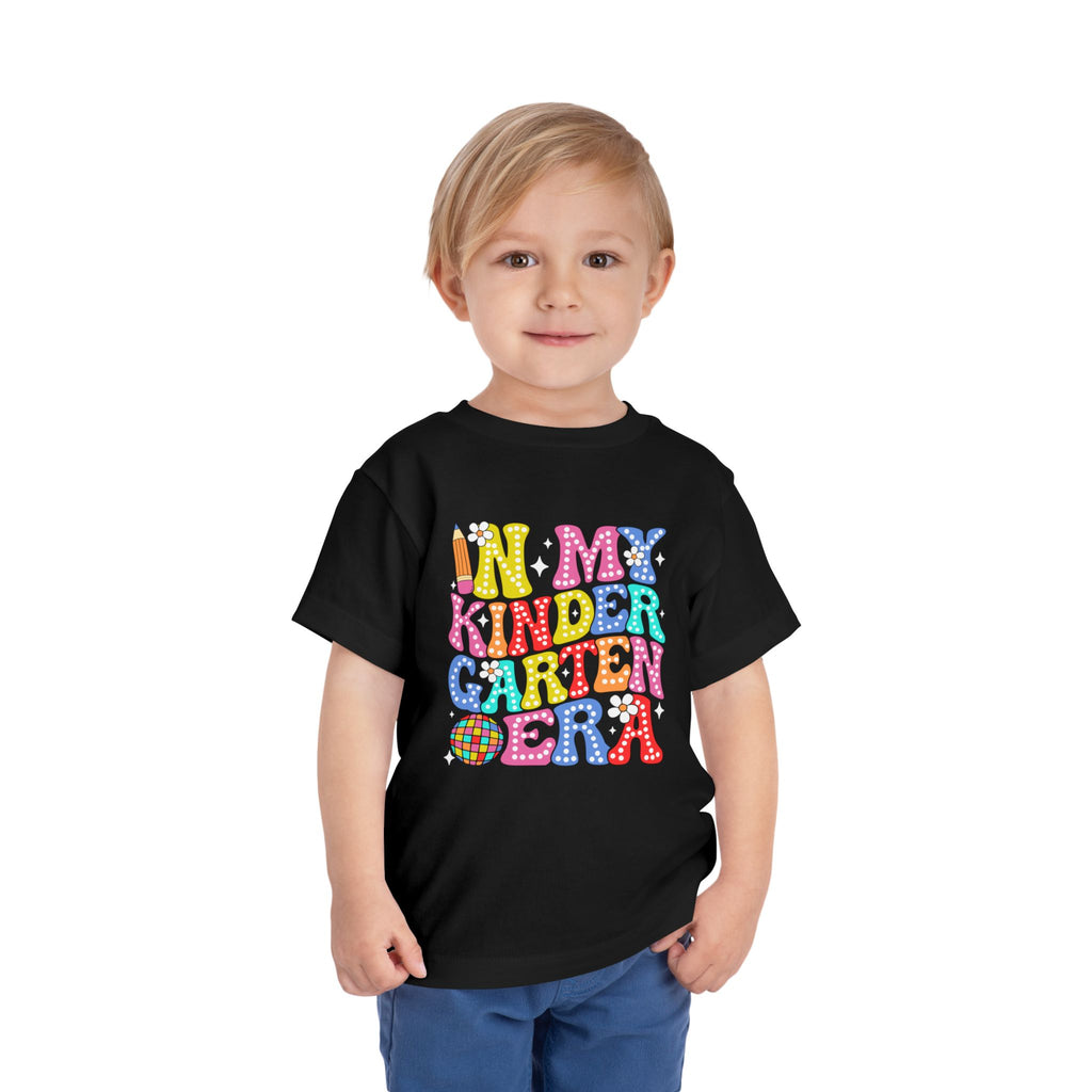In My Kindergarten Era Toddler Tee | Colorful Retro School T-Shirt | Cr8tive Designs