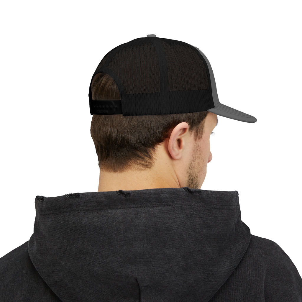 Embroidered Triple Cross Trucker Snapback/Cr8tive Designs