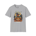 Happy Halloween Scarecrow Pumpkin Tee | Spooky Fall Graphic Shirt | Cr8tive Designs