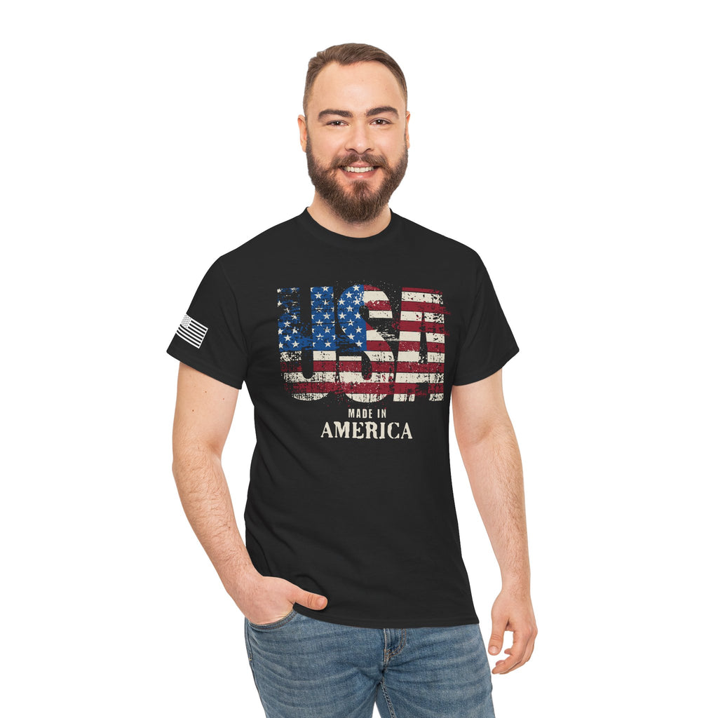 USA Flag 'Made in America' T-Shirt/Cr8tive Designs