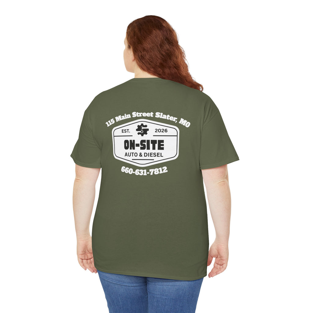 On-Site Auto & Diesel Logo T-Shirt | Local Business Work Shirt | Cr8tive Designs