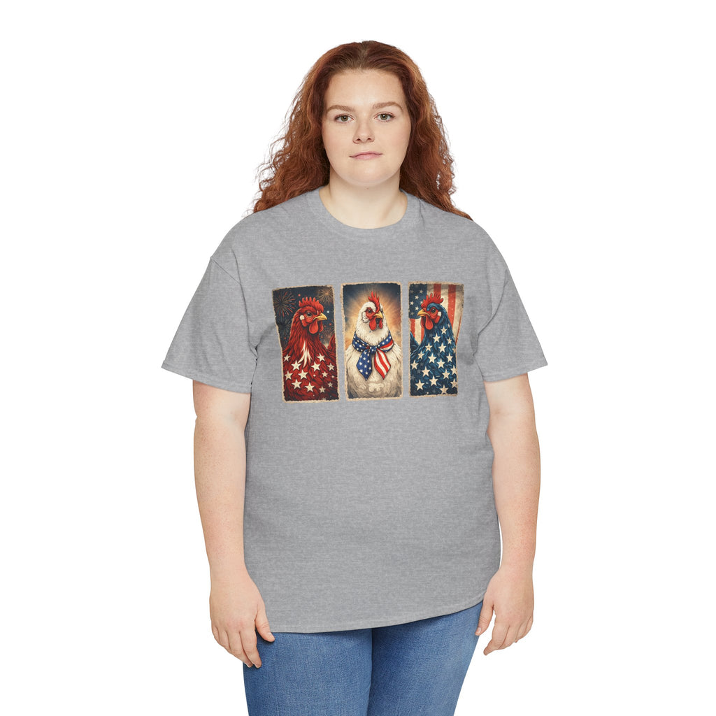 Vintage Americana Icons | Patriotic Fourth of July Tee | Cr8tive Designs