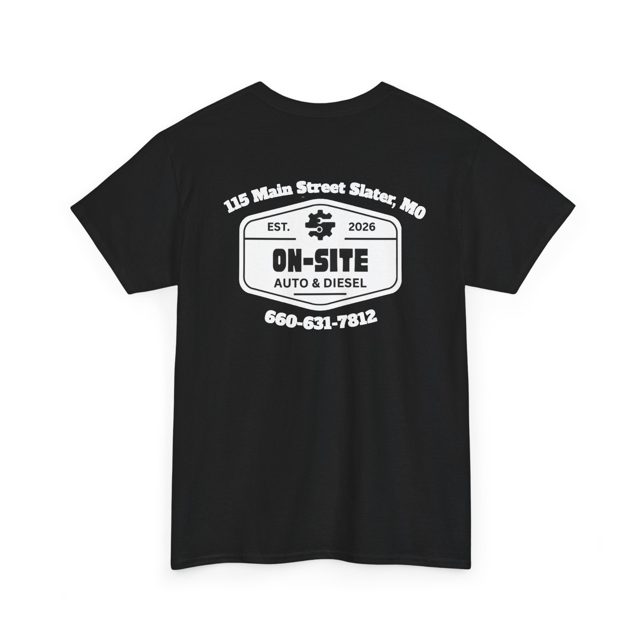 On-Site Auto & Diesel Logo T-Shirt | Local Business Work Shirt | Cr8tive Designs