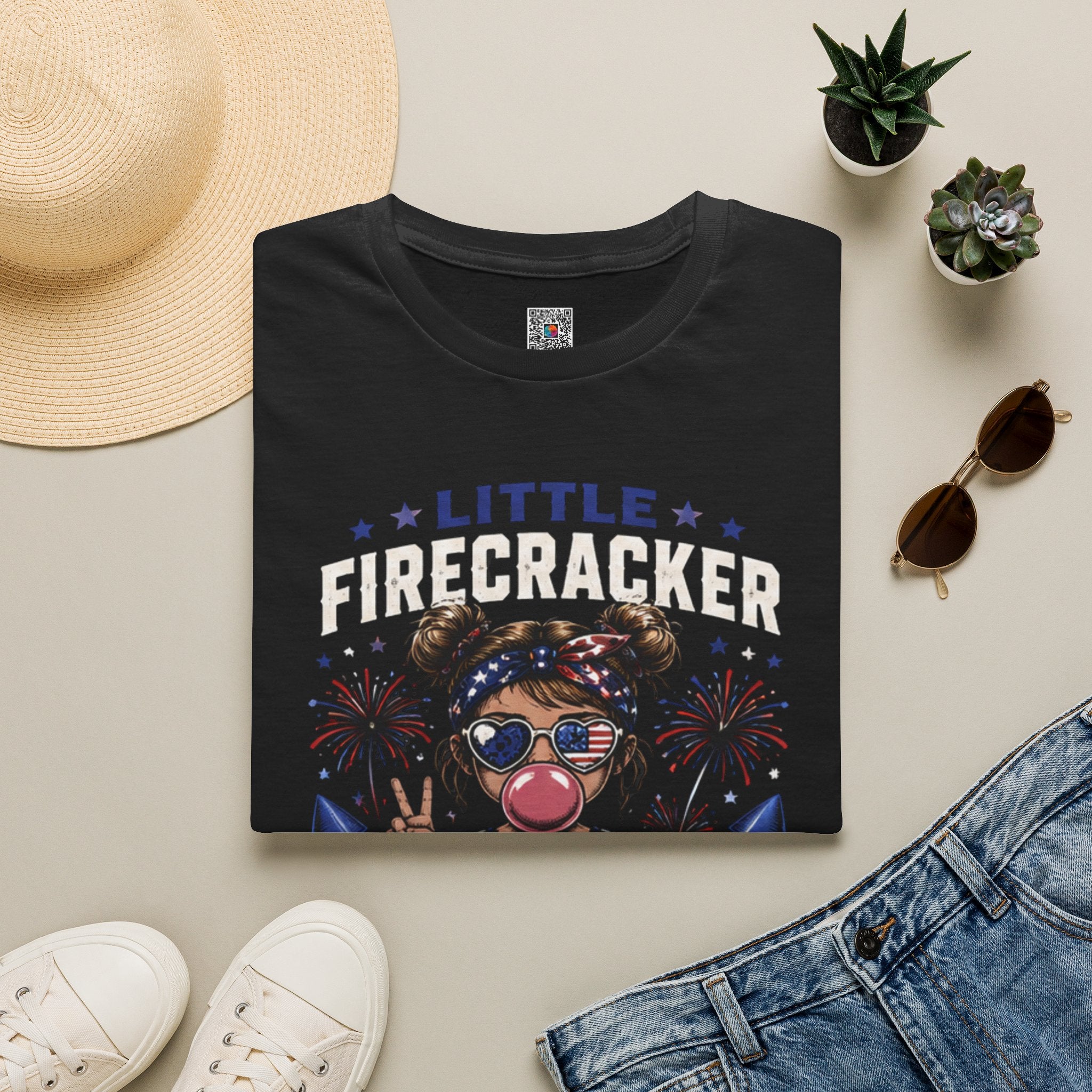 Little Firecracker | Patriotic Girl Fourth of July Theme | Cr8tive Designs