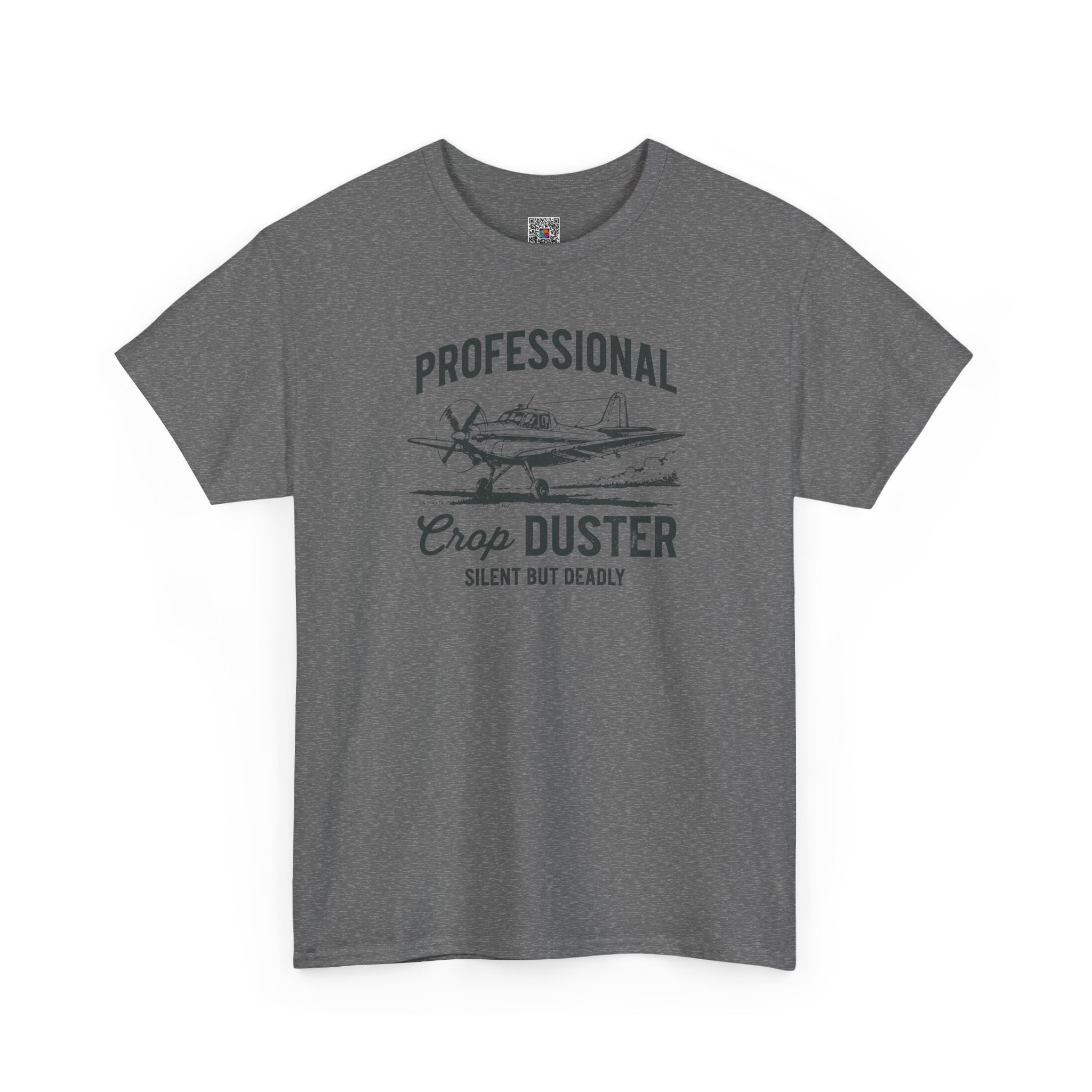 Professional Crop Duster T-Shirt | Funny Airplane Humor Dad Joke Tee | Cr8tive Designs