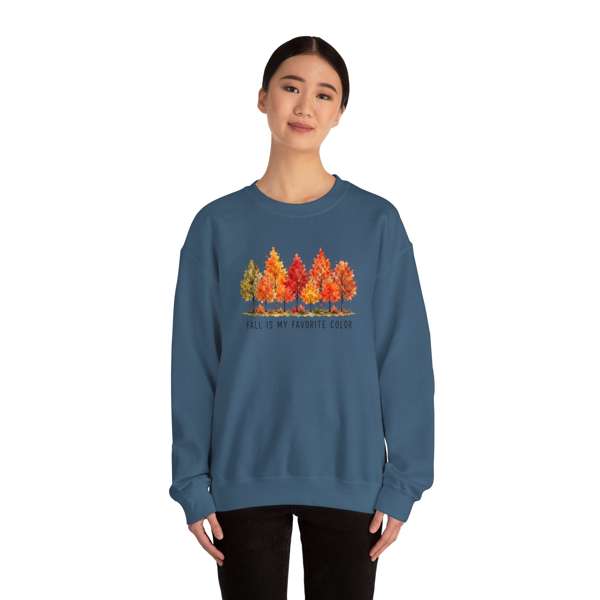 Fall Is My Favorite Color Sweatshirt | Cozy Autumn Foliage Sweatshirt | Cr8tive Designs