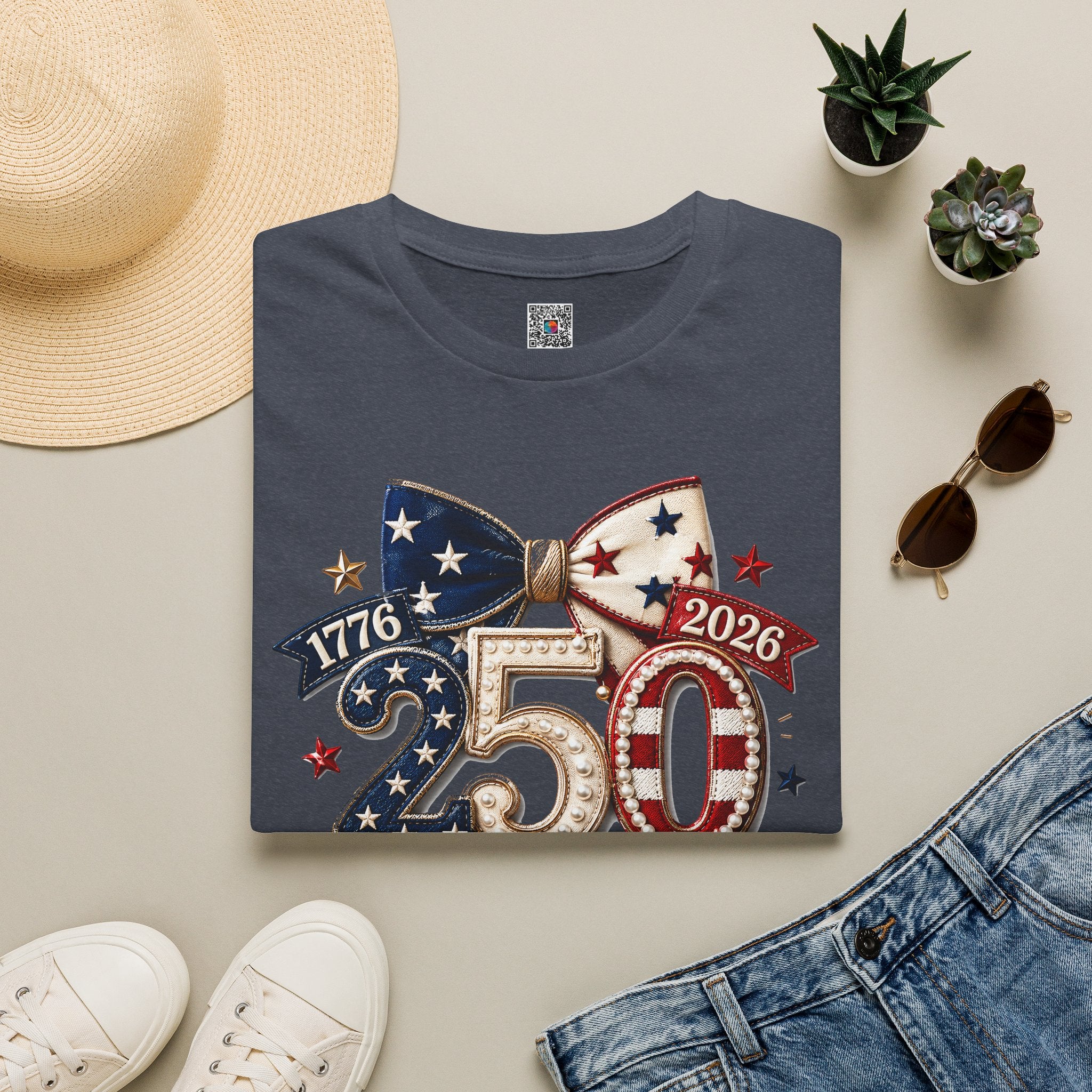 250 Years | Patriotic Bow Anniversary Design | Cr8tive Designs