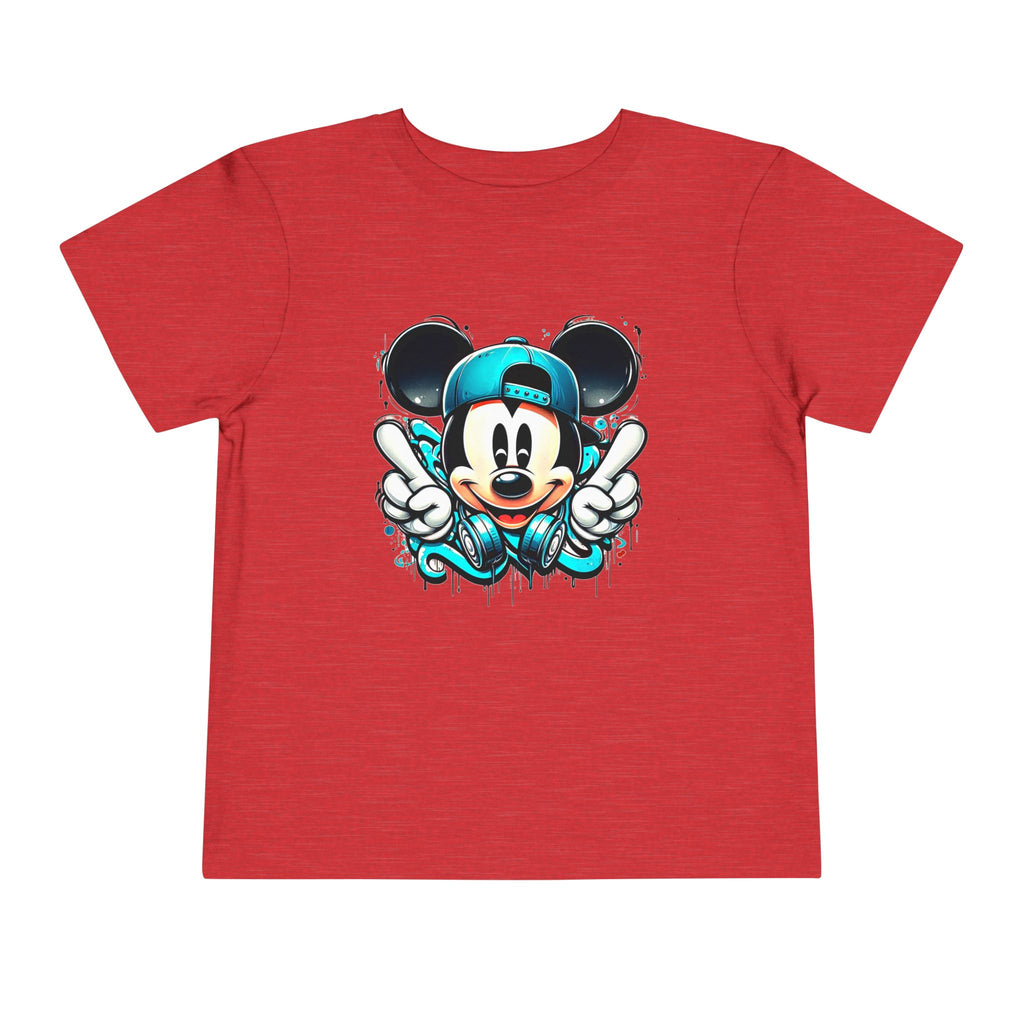 Mickey Mouse Hip-Hop Toddler Tee | Street-Style Cartoon T-Shirt | Cr8tive Designs