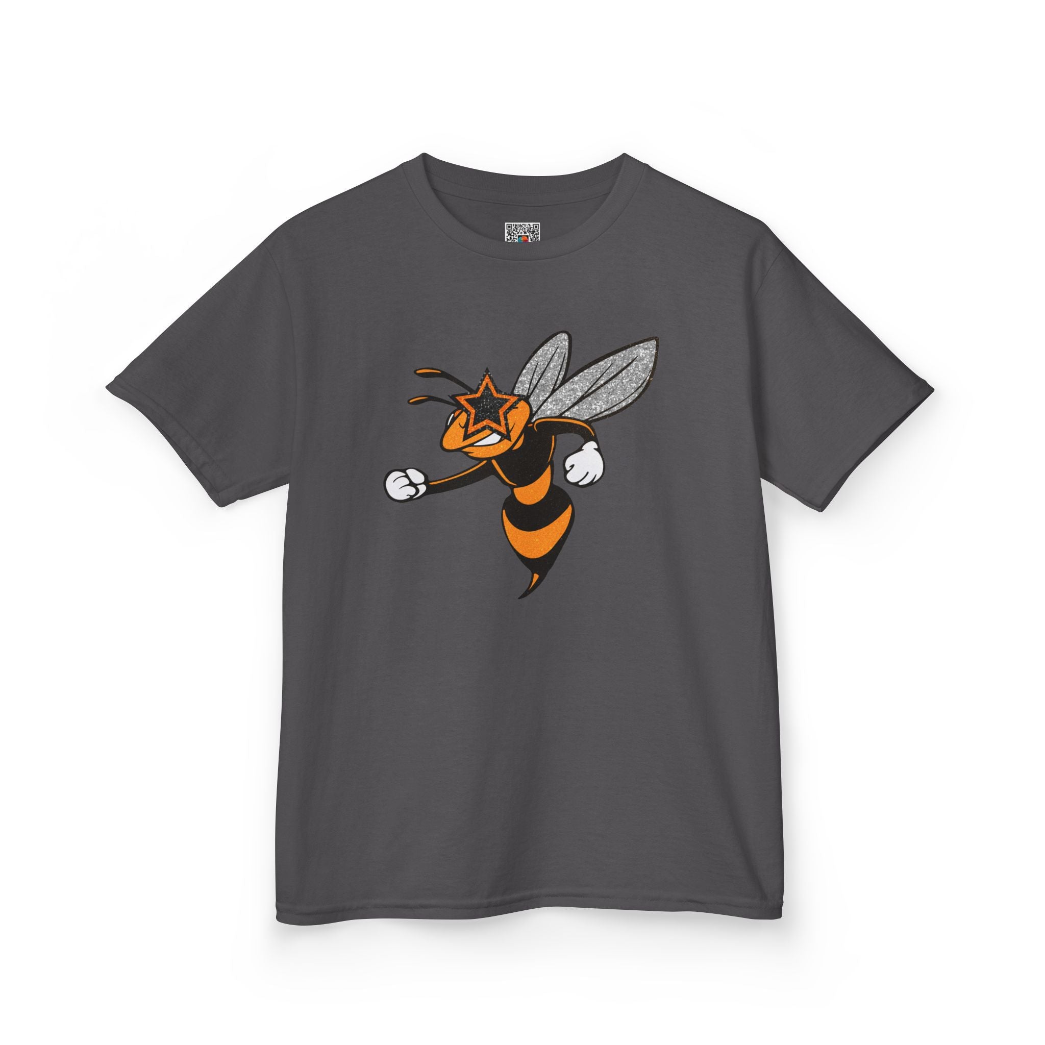 Hornet Mascot Youth Graphic T-Shirt | School Spirit Mascot Tee | Cr8tive Designs