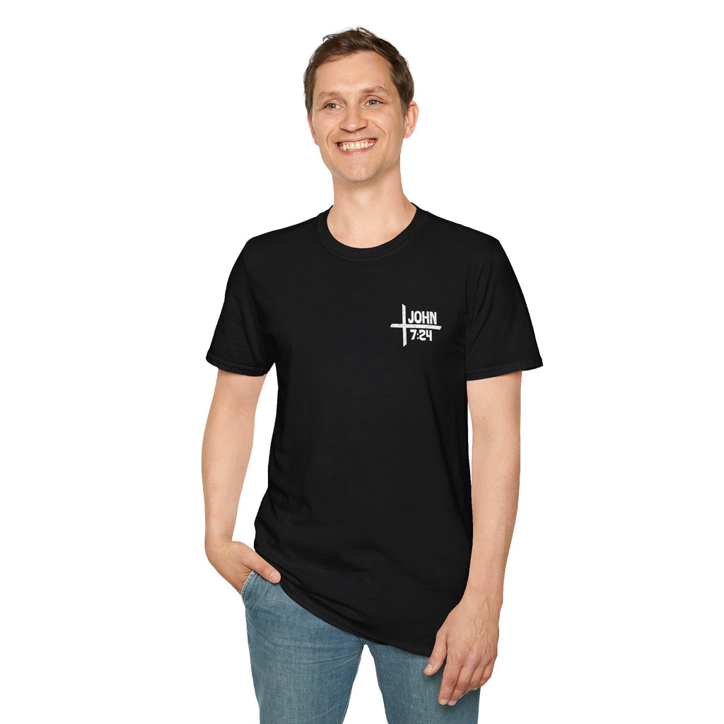 Christian & Tattooed | John 7:24 Scripture T-Shirt | Cr8tive Designs