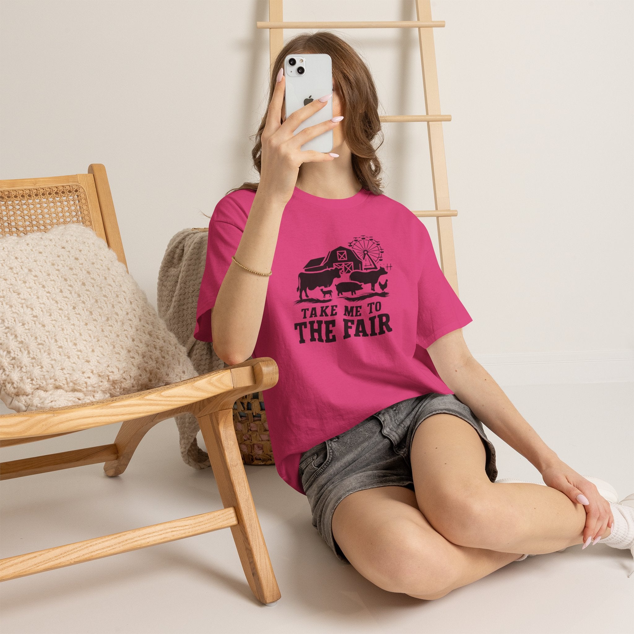 Take Me to the Fair | Vintage Cow Country Fair Tee | Cr8tive Designs