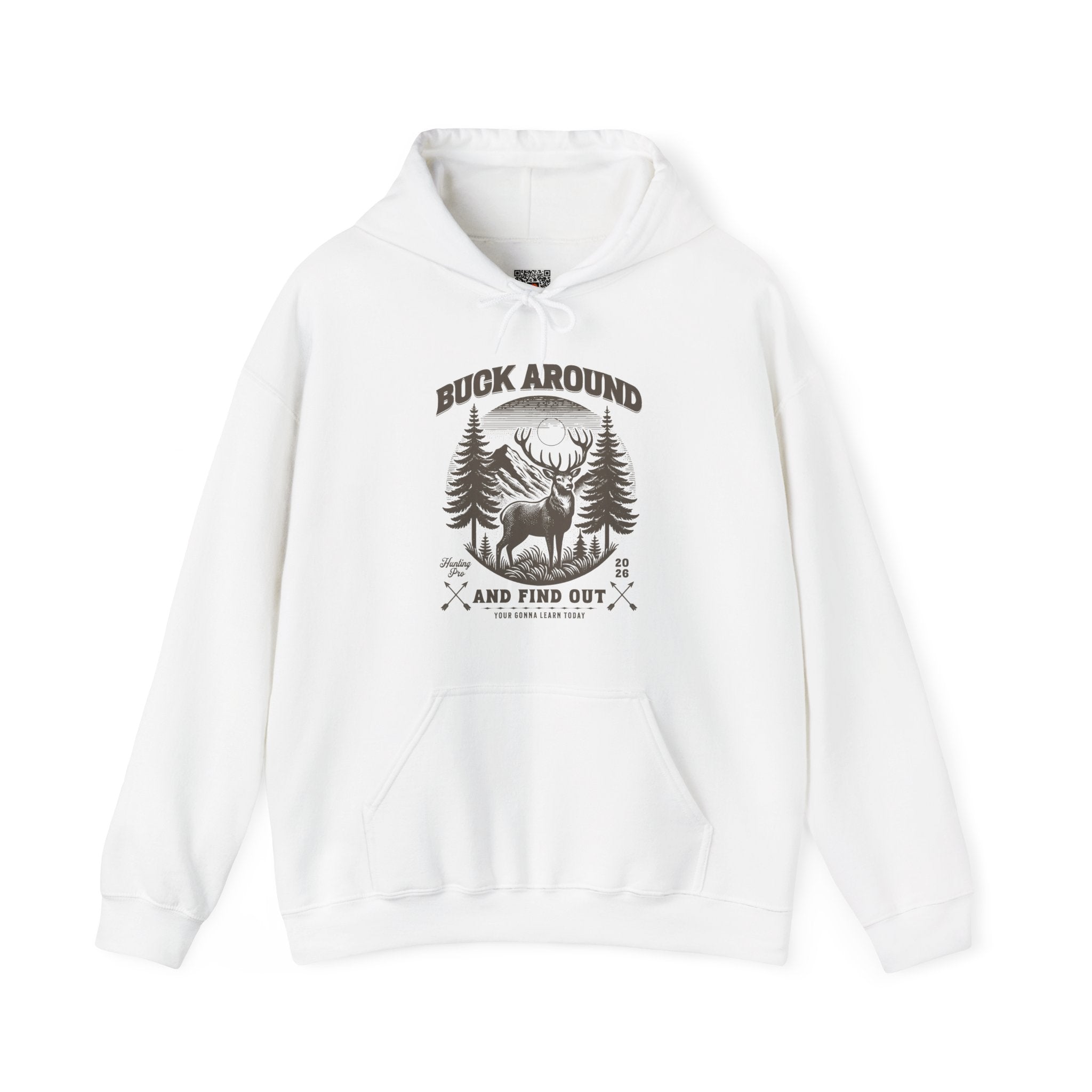Buck Around and Find Out Hoodie | Funny Deer Hunting Design | Cr8tive Designs