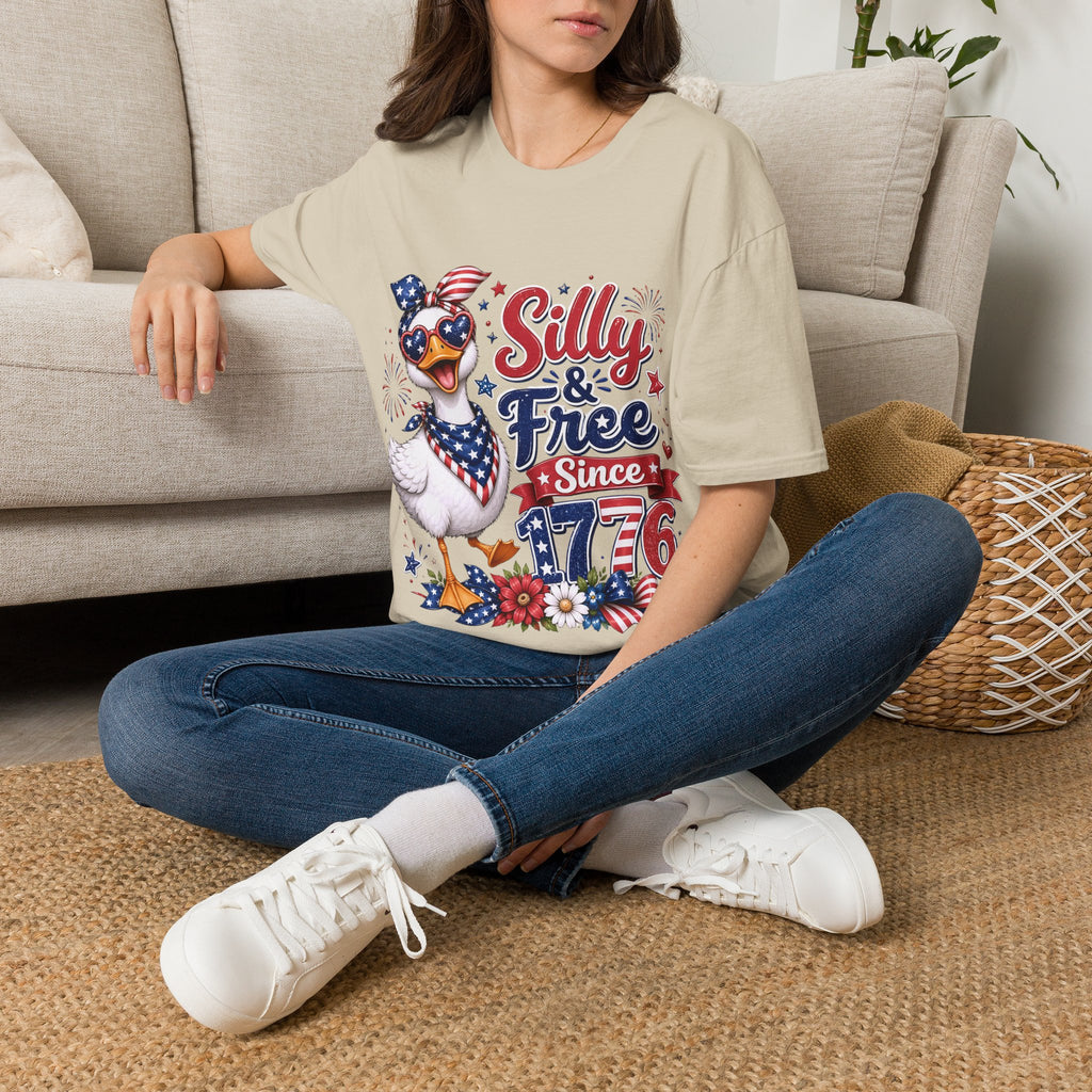 Silly & Free Since 1776 | Patriotic Duck Design | Cr8tive Designs