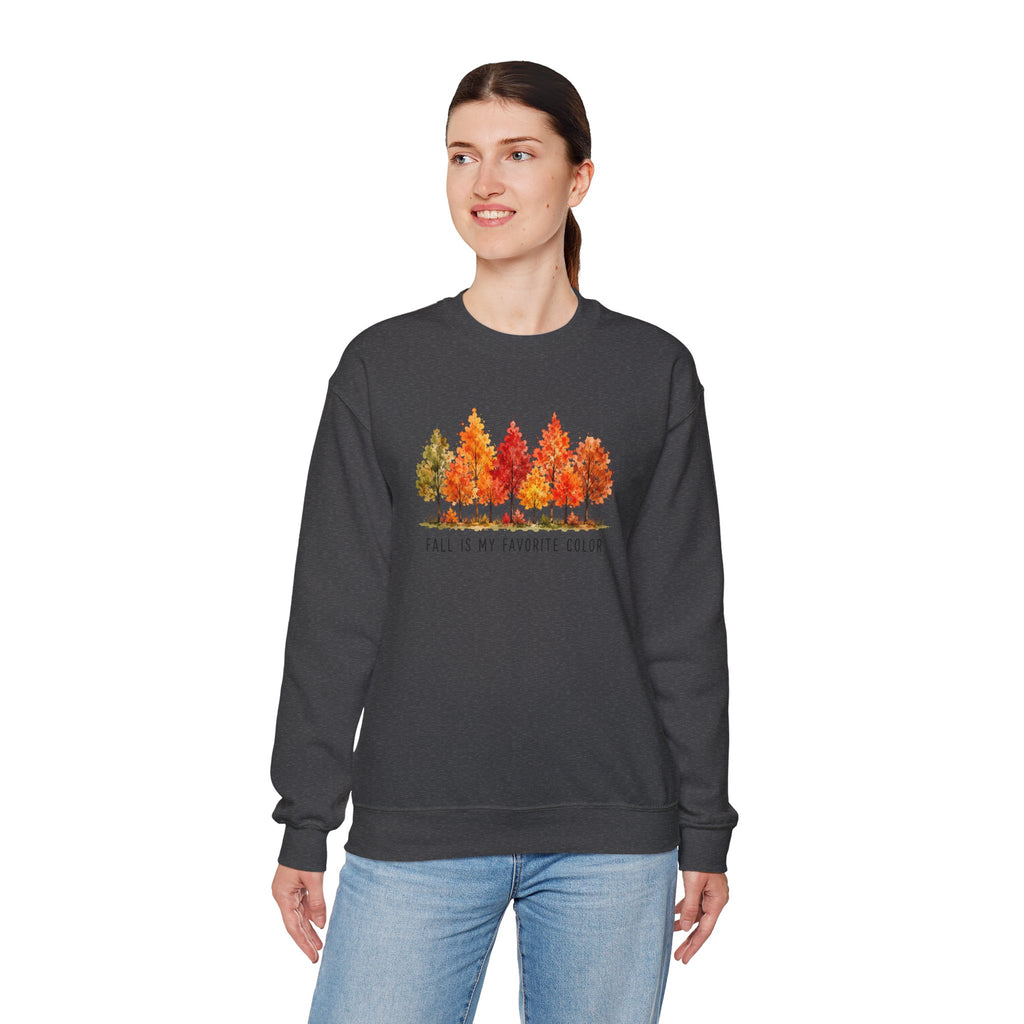 Fall Is My Favorite Color Sweatshirt | Cozy Autumn Foliage Sweatshirt | Cr8tive Designs