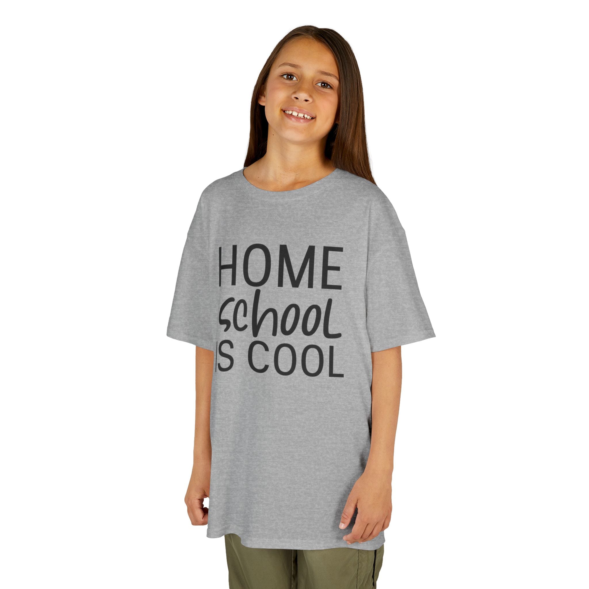 Kids Tee — "Homeschool Is Cool" Back-to-School Shirt