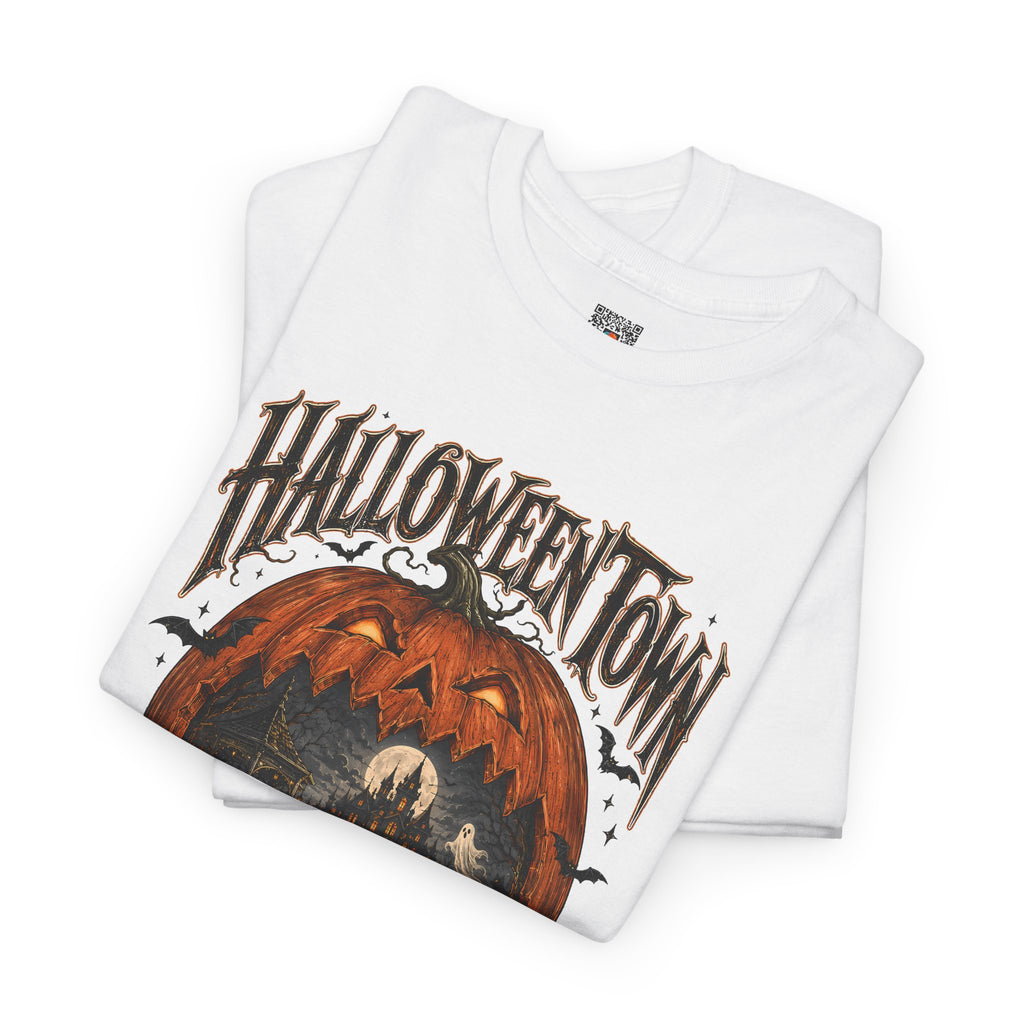 Halloweentown Pumpkin Graphic Tee | Spooky Jack-O-Lantern T-Shirt | Cr8tive Designs