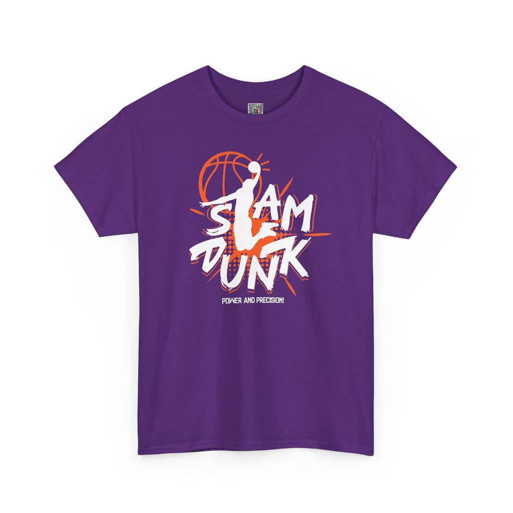 Slam Dunk Basketball | Bold Sports Graphic T-Shirt | Cr8tive Designs