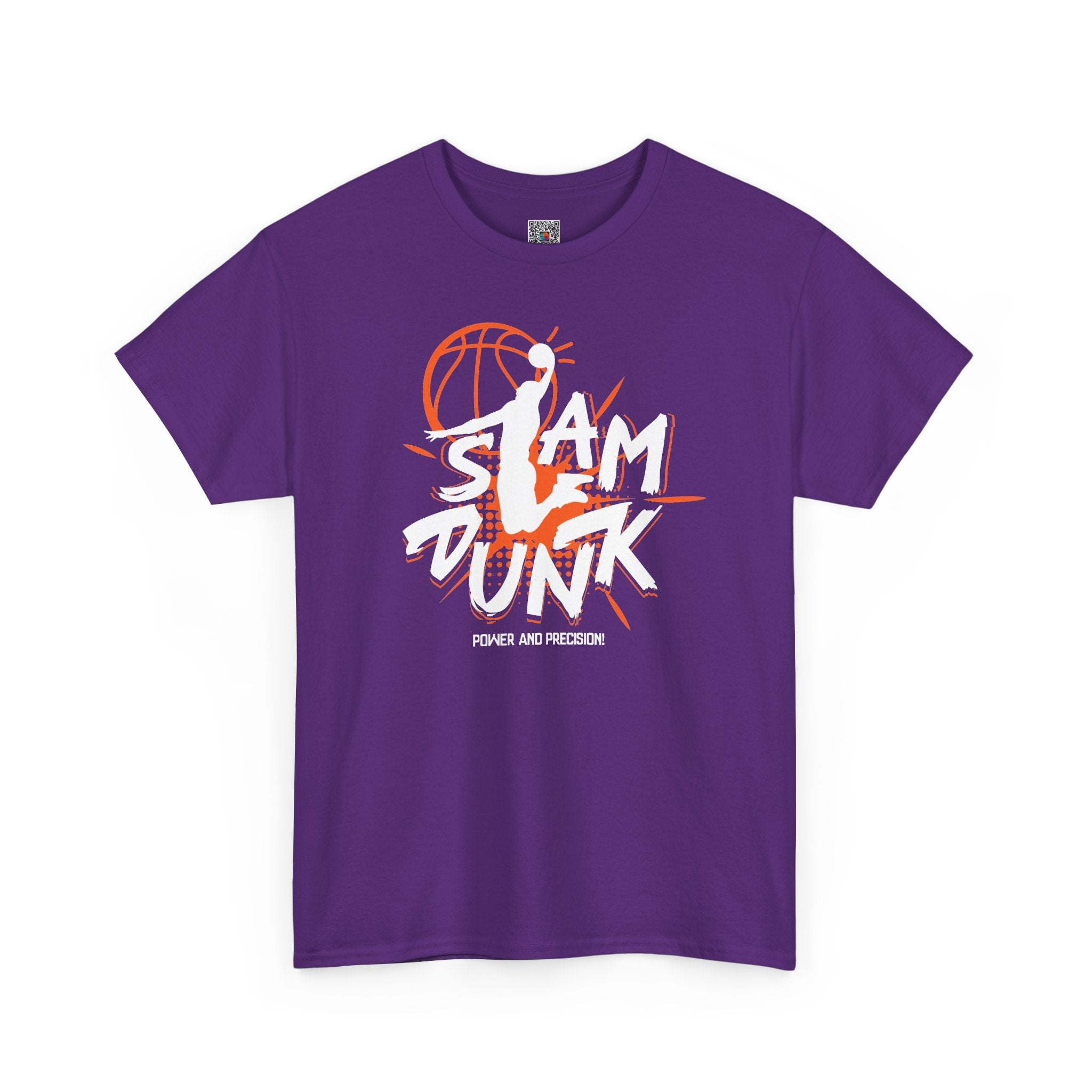 Slam Dunk Basketball | Bold Sports Graphic T-Shirt | Cr8tive Designs