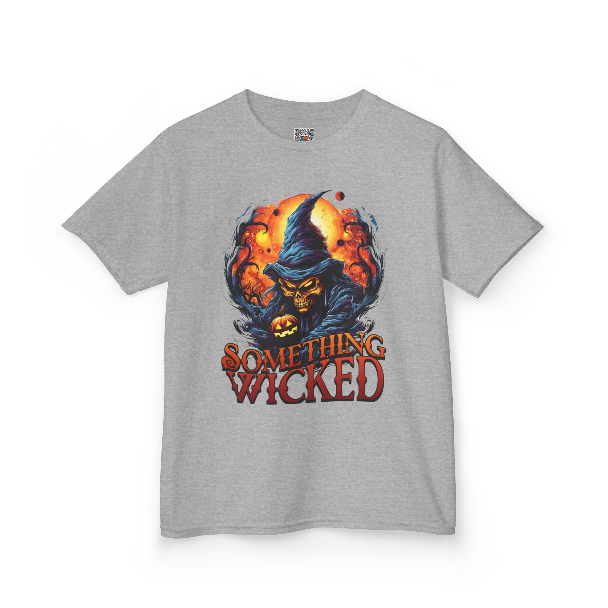 Kids T-Shirt "Something Wicked" Witch Graphic | Halloween Costume Tee | Cr8tive Designs